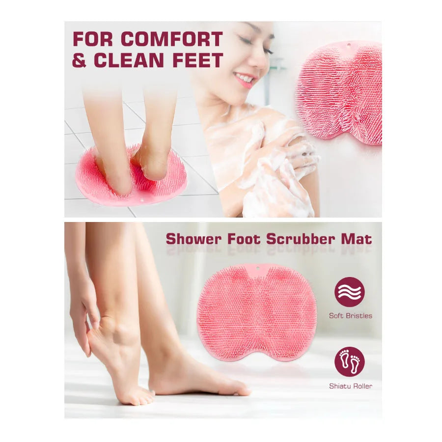 Shower Foot & Back Scrubber Mat