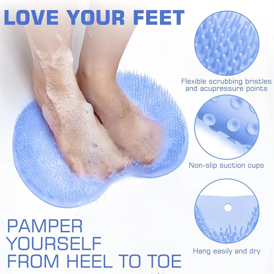 Shower Foot & Back Scrubber Mat